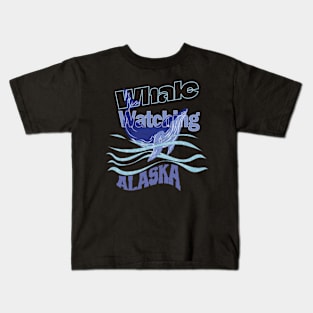 Alaska Whale Watching humpback beluga orca killer whales Kids T-Shirt